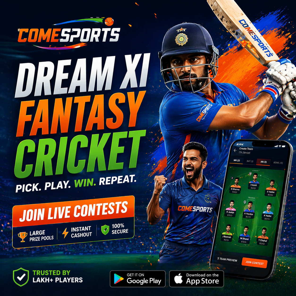 RS9 APK fantasy sports main visual